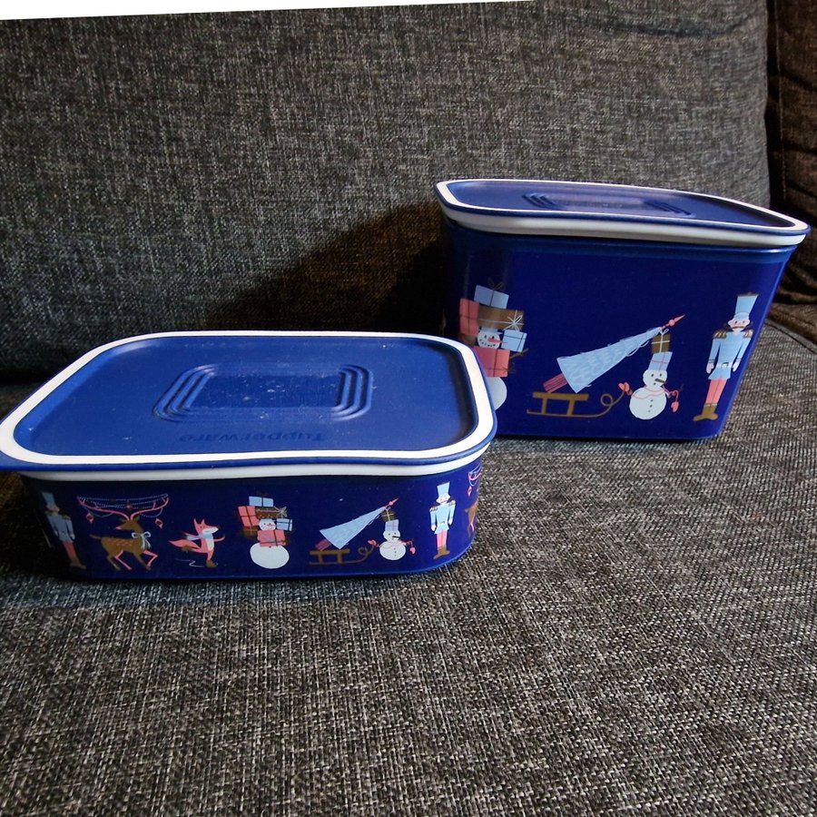 Tupperware Förvaringsburkar Julmotiv