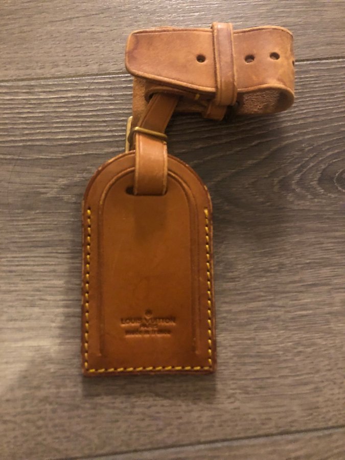 Louis Vuitton adresslapp bagagetag