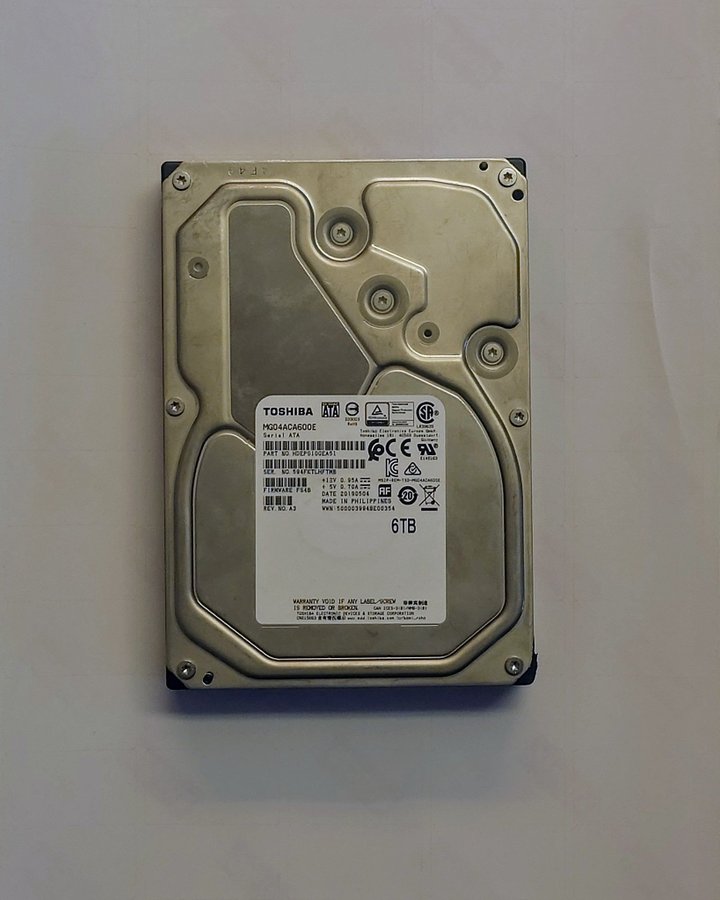 Toshiba 6TB hårddisk (Annons #2)