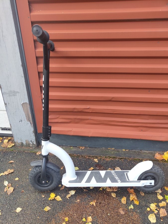 White kickbike för terräng m.m