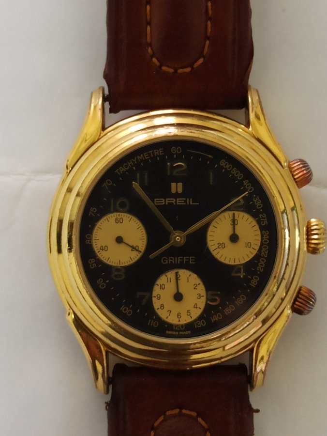 Beautiful and rare Vintage Breil Chronograph