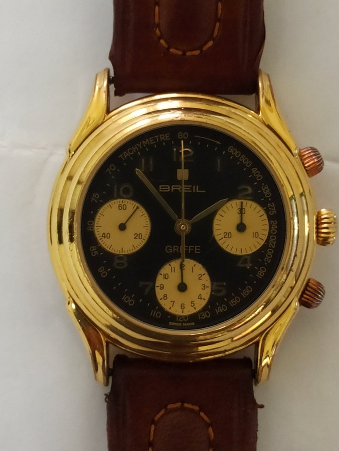 Beautiful and rare Vintage Breil Chronograph