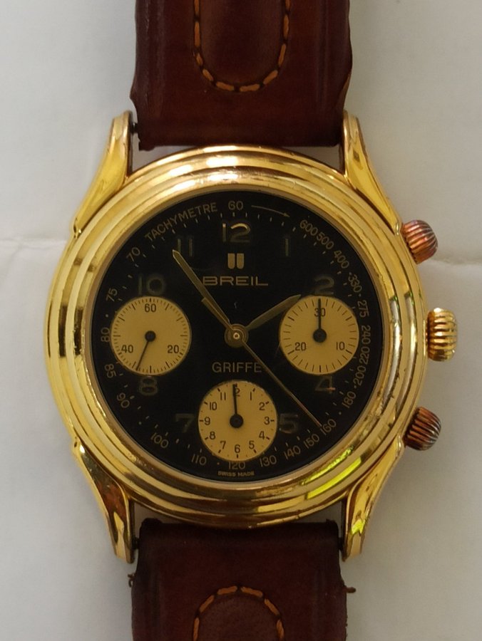 Beautiful and rare Vintage Breil Chronograph