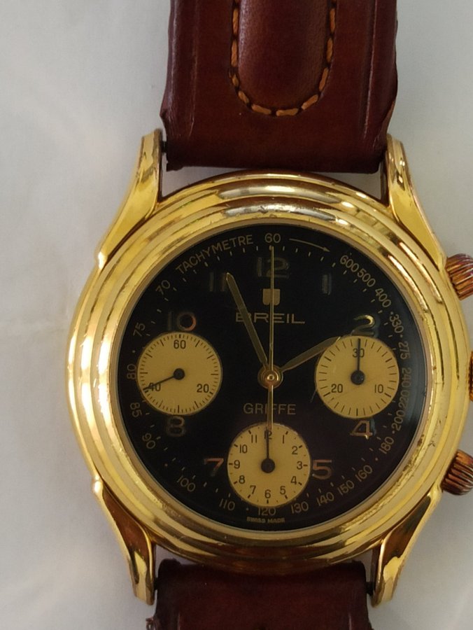 Beautiful and rare Vintage Breil Chronograph