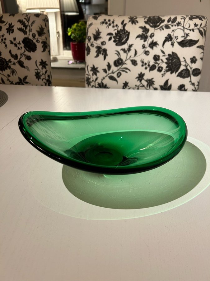 Vintage IKEA Snits Lotta Pettersson Art Glass Bowl Dish