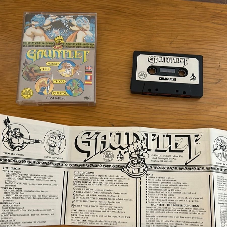 Gauntlet C64/128 spel