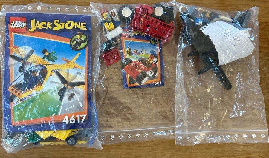 Lego Jack Stone 4617, 4601 och 4604