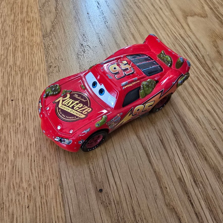 Disney Cars Bilar Pixar Metall 8-9cm - Kaktus Blixten McQueen