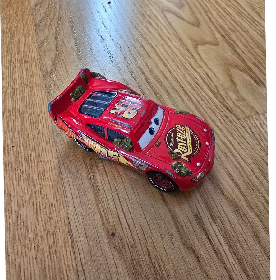 Disney Cars Bilar Pixar Metall 8-9cm - Kaktus Blixten McQueen