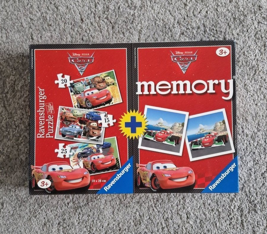 Ravensburger Cars 2 Pussel  Memory