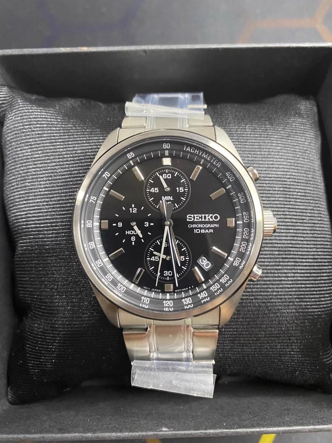 Seiko Chronograph Stainless Steel Watch