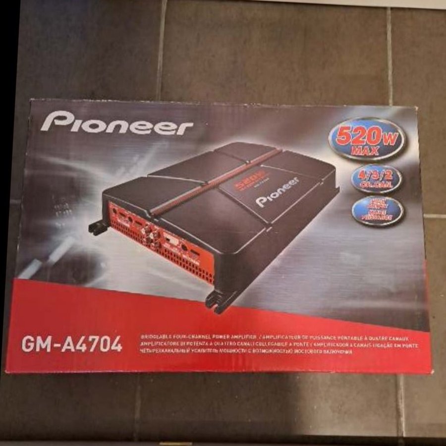 Pioneer GM-A4704 4-kanals förstärkare