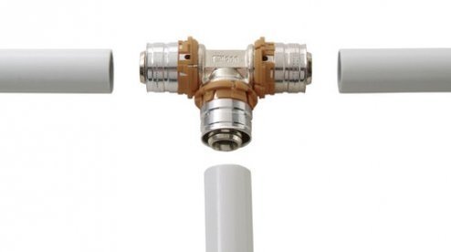 Uponor S-Press PLUS T-rör 16-16-16 mm