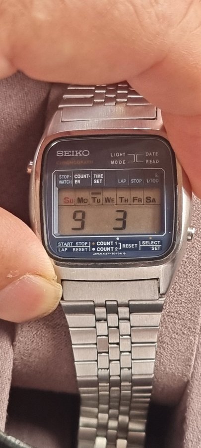 Seiko Chronograph Digital Armbandsur sällsynt