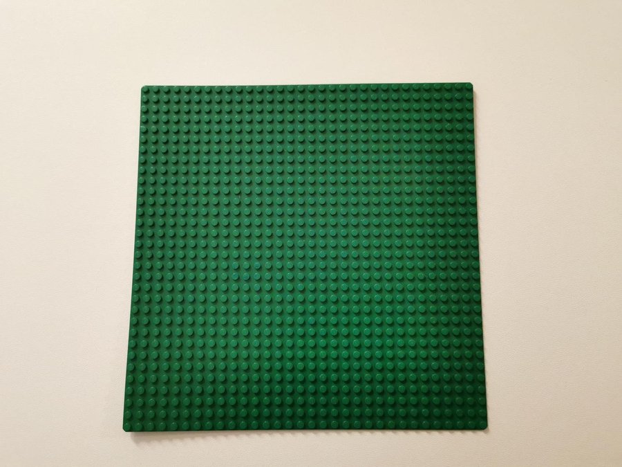 Lego - basplatta - baseplate - 32x32 - part 3811 - grön