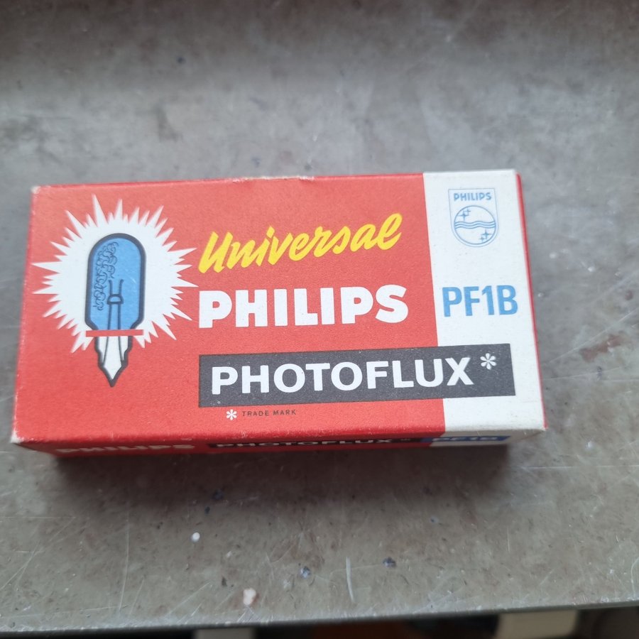 Philips Photoflux PF1B blixtlampor