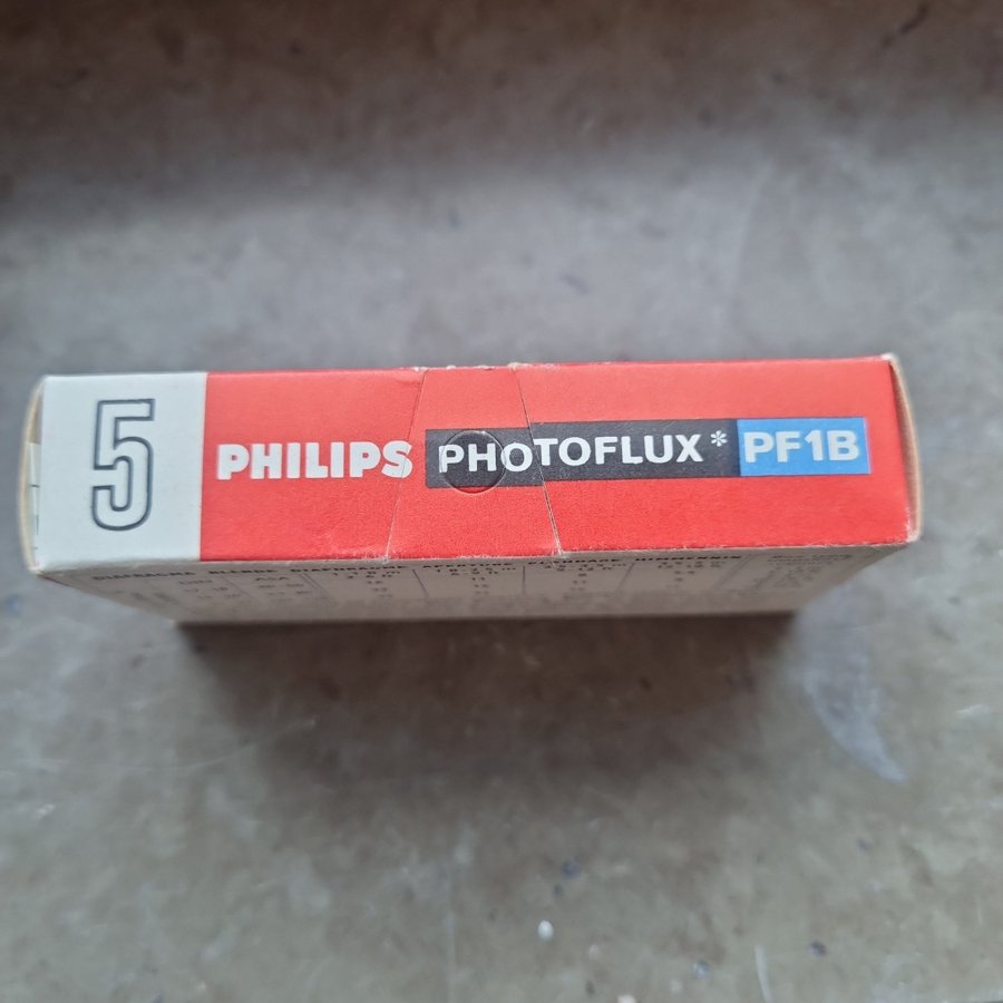 Philips Photoflux PF1B blixtlampor