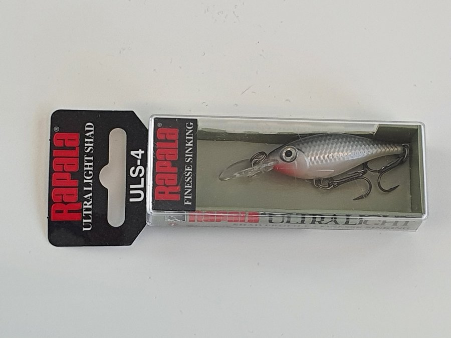 Rapala Ultra Light Shad 4cm 3g Finess Sinking ULS-4 Wobbler