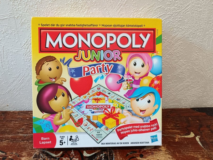 Monopoly Junior Party - Sällskapsspel från Hasbro