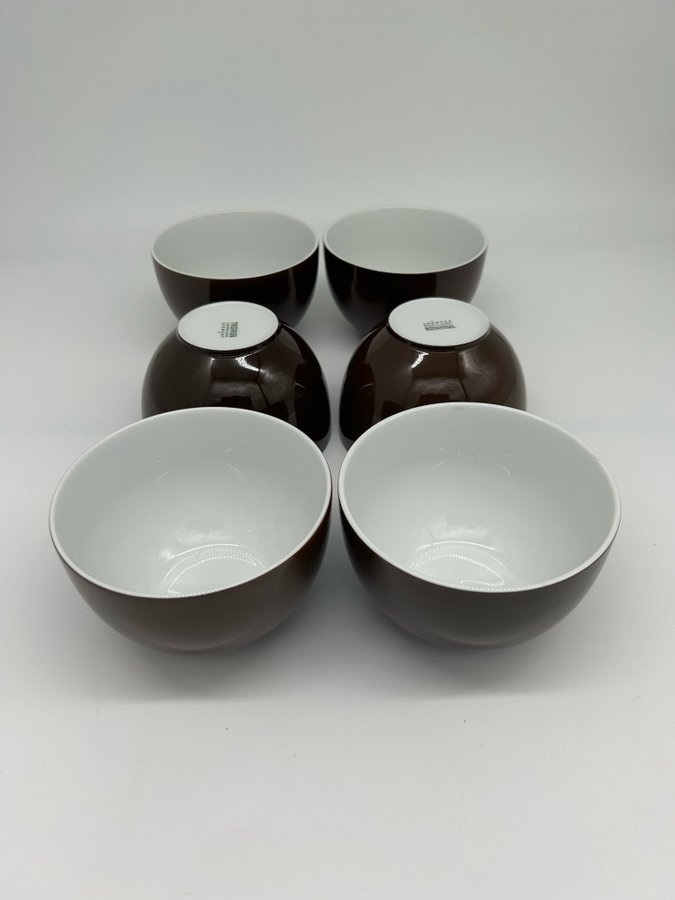 Rosenthal bowl SET in chocolate color