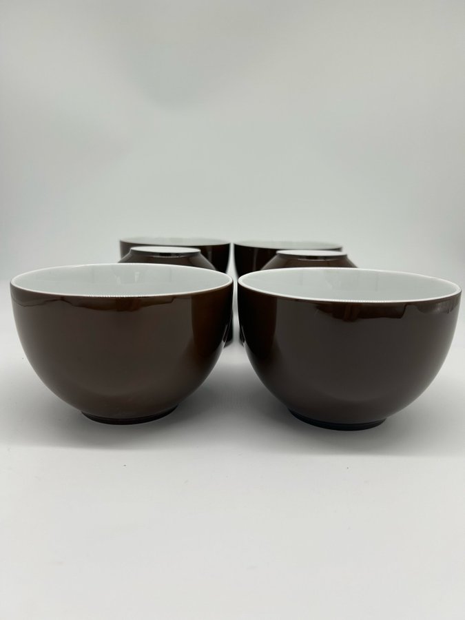 Rosenthal bowl SET in chocolate color