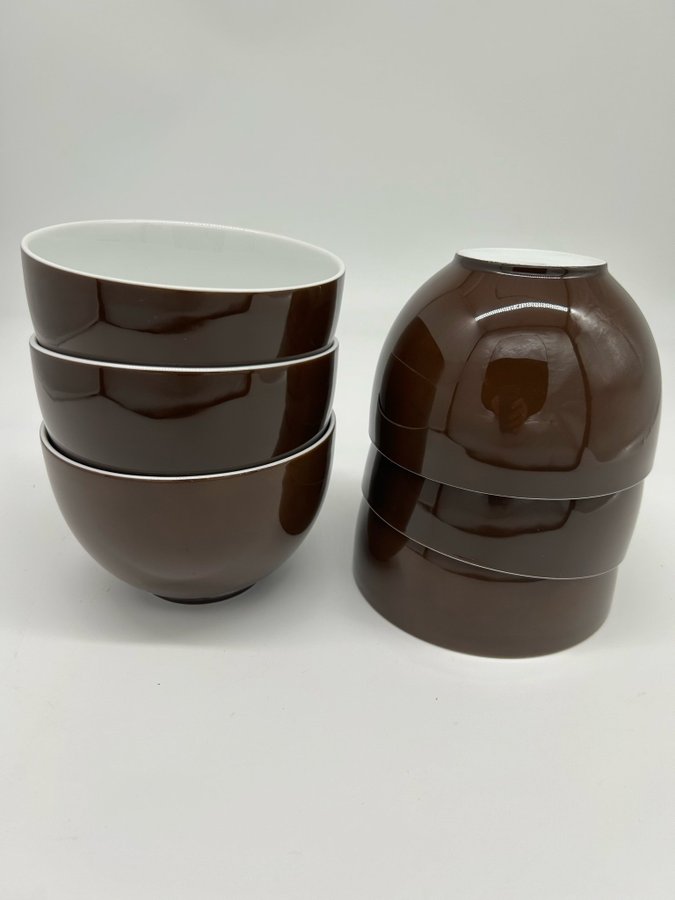 Rosenthal bowl SET in chocolate color