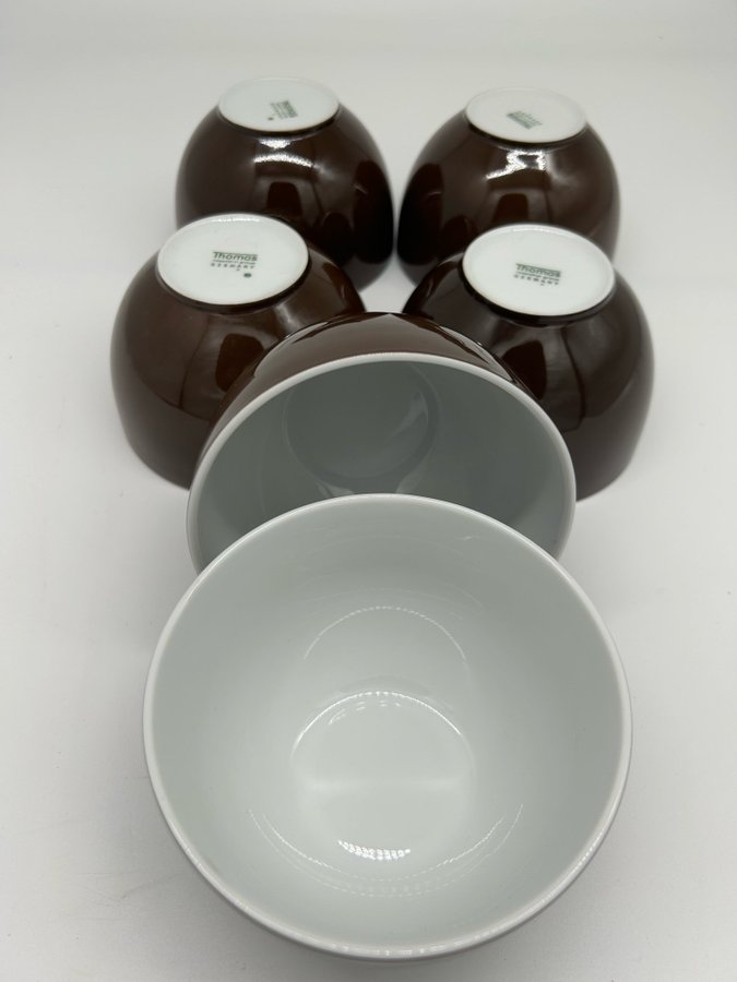 Rosenthal bowl SET in chocolate color