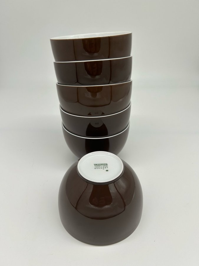 Rosenthal bowl SET in chocolate color