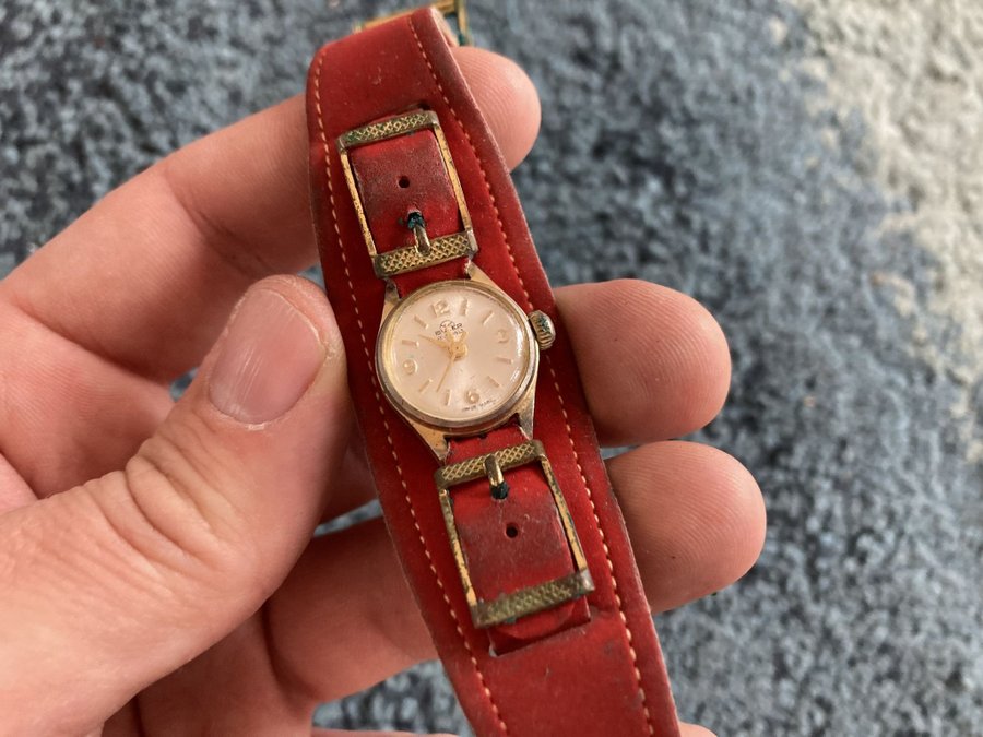 Vintage armbandsur Buler dam