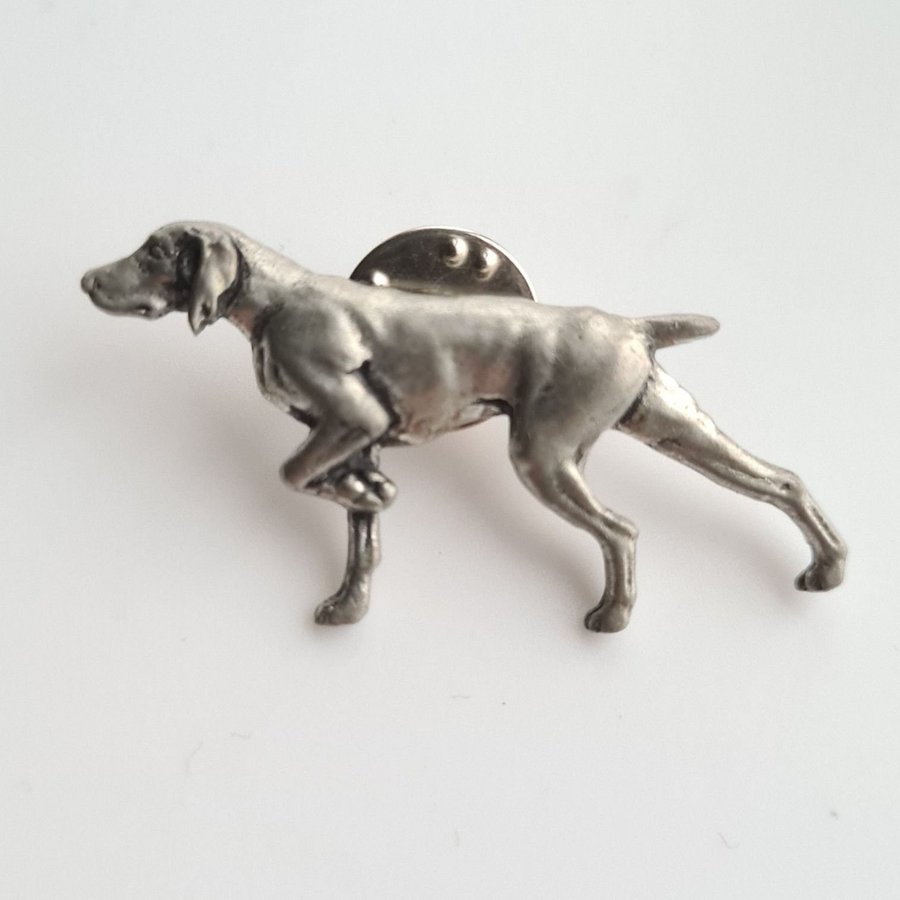 Söt Hundbrosch/Pin ,Vintage