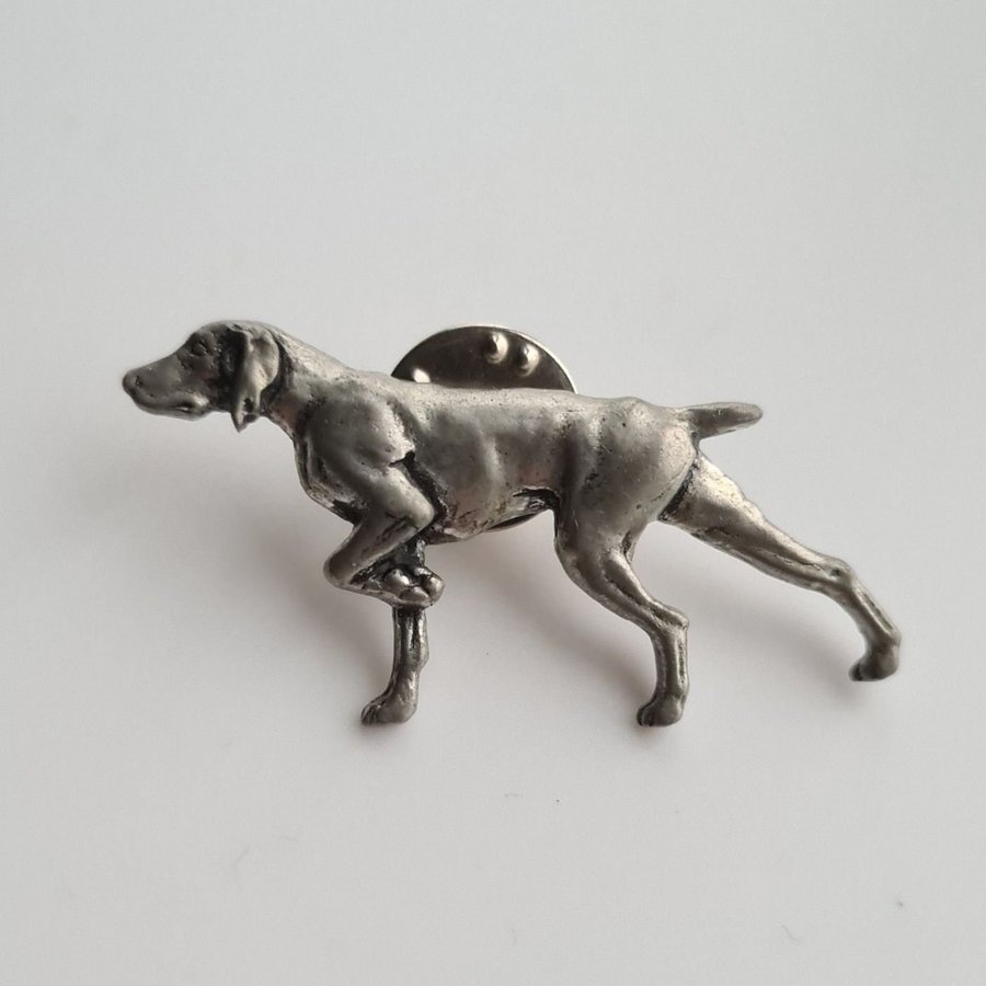 Söt Hundbrosch/Pin ,Vintage