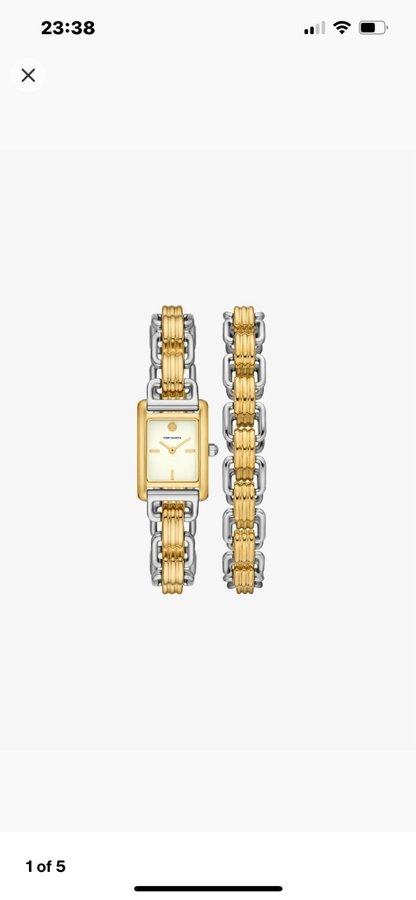 Tory Burch Eleanor Klocka - Guld  Silver