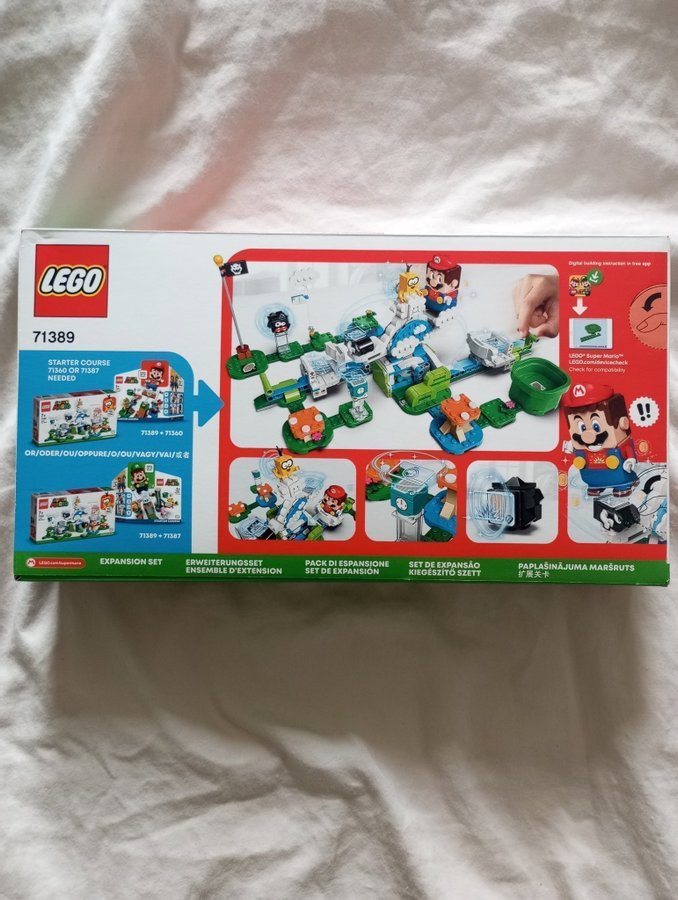 Lego super Mario "Lakitu sky world (71389) retired! I oöppnad förpackning