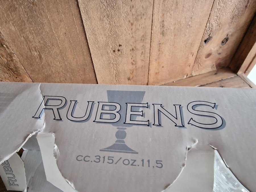 Cerve Rubens 5 st nya vinglas i fantastik design