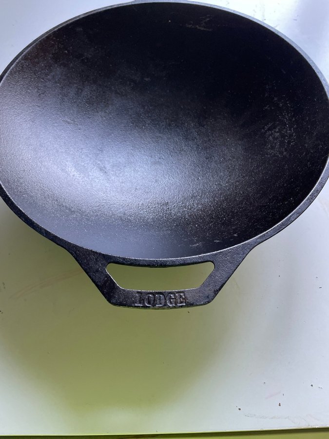 Lodge Chef Collection Wok Gjutjärn 30 cm