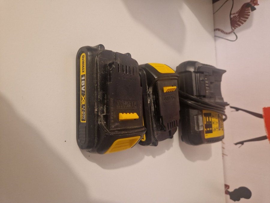 Dewalt 18V 1,5ah XR Batterier