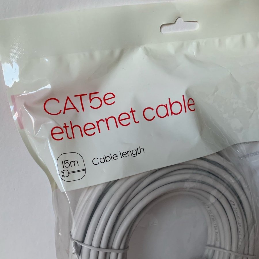 Logik CAT5E Nätverkskabel 15 m