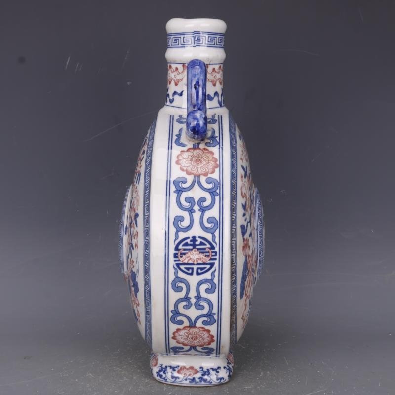 Qing Dynasty kiln open slice handmade antique old goods,