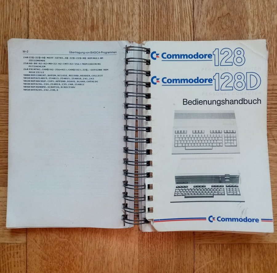 Commodore 128  Commodore 128D - Bedienungshandbuch