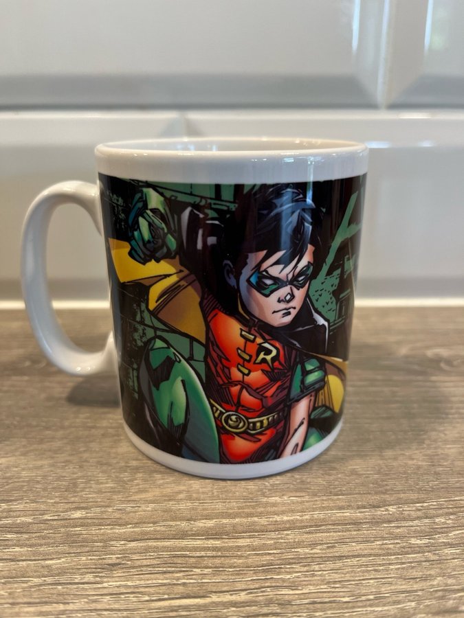 Mugg från Batman Live World Arena Tour med Robin DC comics