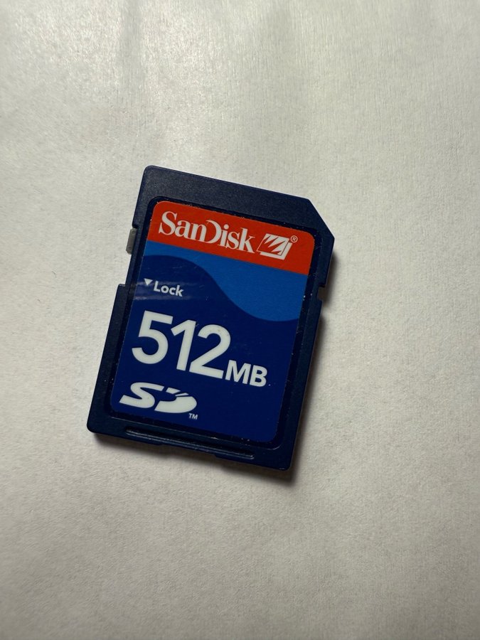 Sandisk SD-kort 512MB