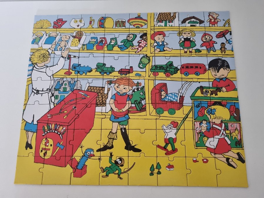 Pippi långstrump pussel 56pcs