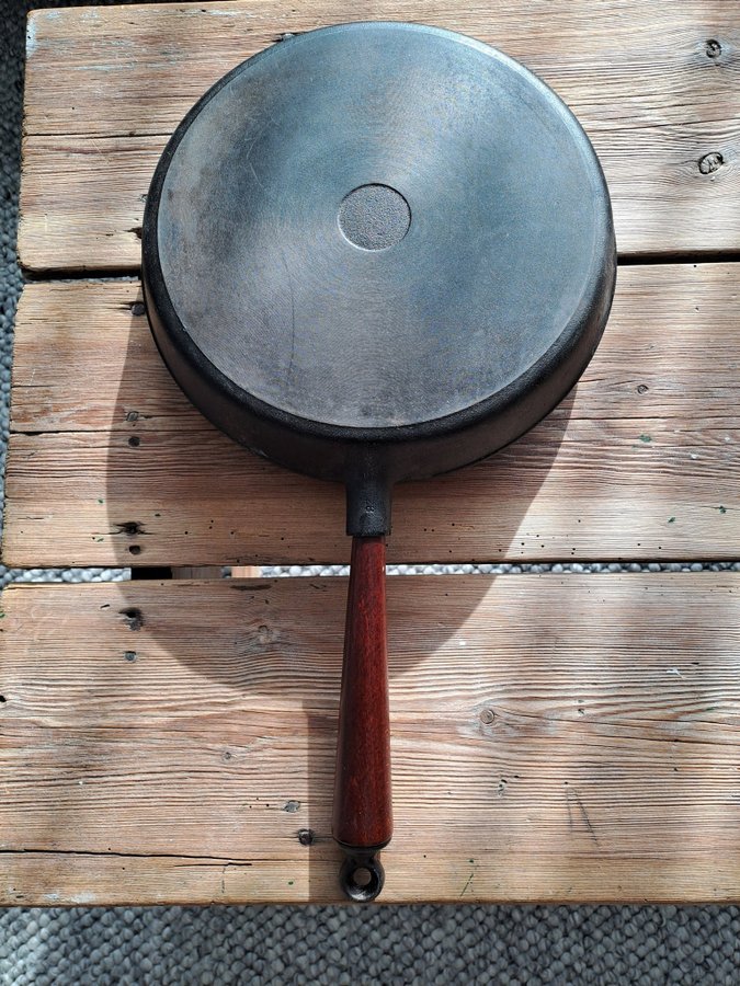 Skeppshult Grillpanna, 28 cm i diameter stekpanna, gjutjärn