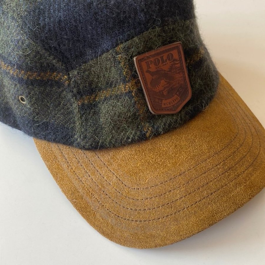 Vintage Ralph Lauren 5-panel - Alpaca/Lambswool/Cowhide