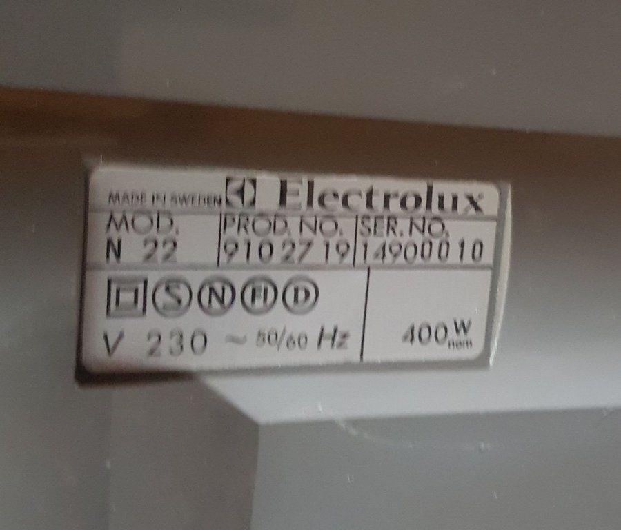 Electrolux Assistent Nr 22 Defekt