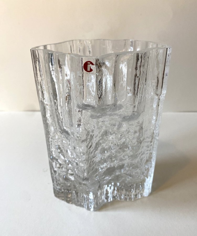 Glasvas IITTALA, Tapio Wirkkala signerad