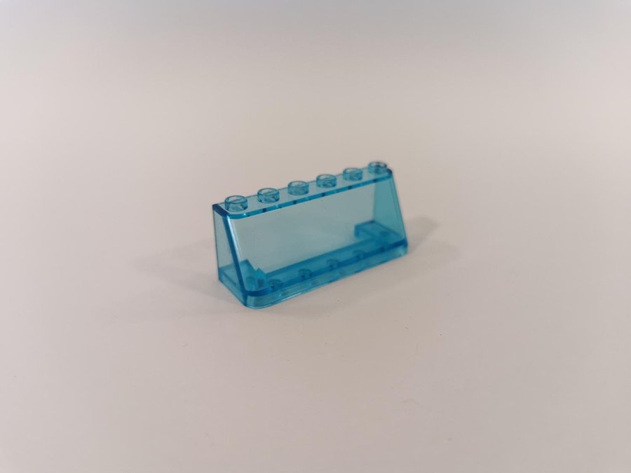 Lego - transparent - ruta - Windscreen - part 4176 - trans light blue - blå