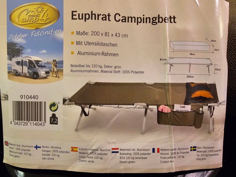 Camp4 Campingbädd