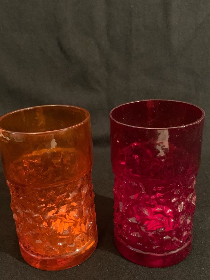 2 st Glas reijmyre Paul Kedelv retro glas svensk Desing