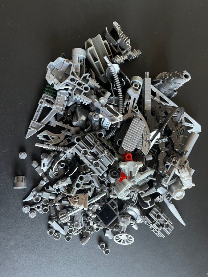 Lego blandade delar silver